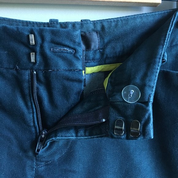 ⚪ 3/$15 Mossimo Stretch teal cotton blend Bermuda shorts - Picture 7 of 15